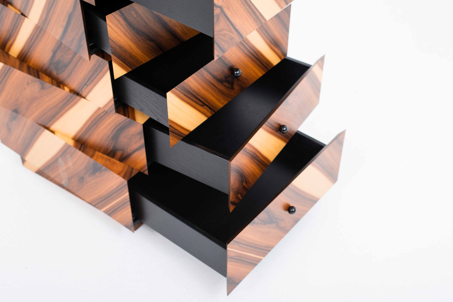 Vintage Kommode Schubladenstapel von Ueli und Susi Berger für Röthlisberger in Palisander