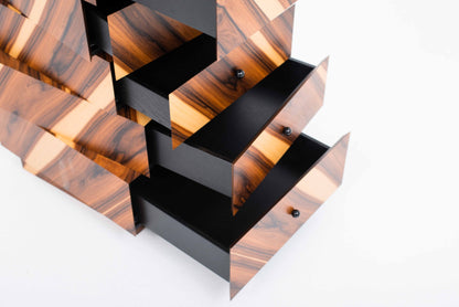 Vintage Kommode Schubladenstapel von Ueli und Susi Berger für Röthlisberger in Palisander