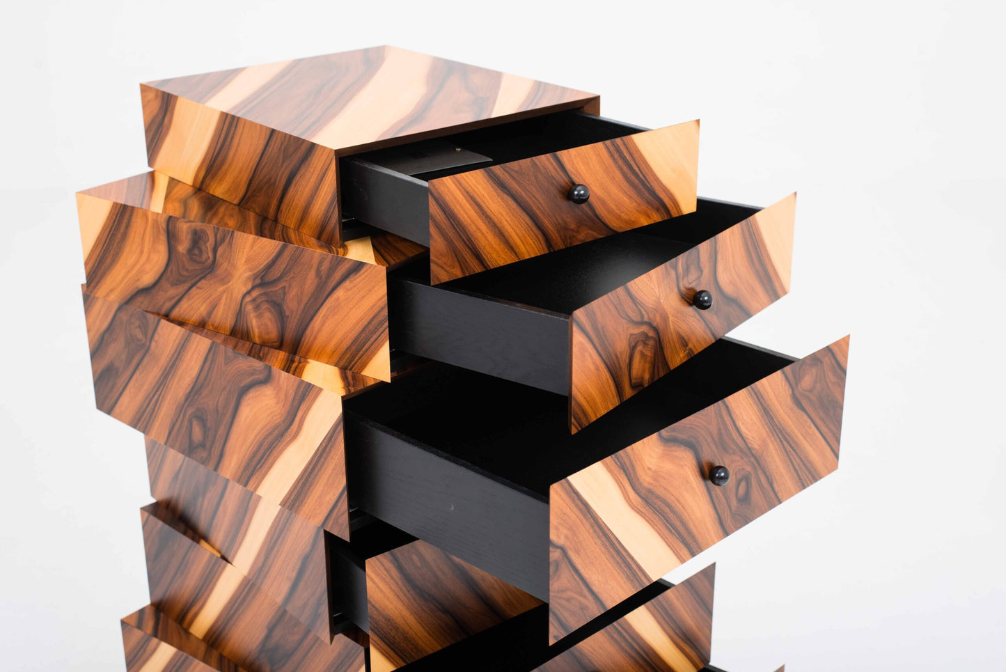 Vintage Kommode Schubladenstapel von Ueli und Susi Berger für Röthlisberger in Palisander