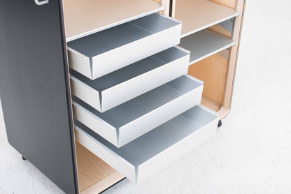 Vintage Shell cabinet by Ubald Klug for Röthlisberger