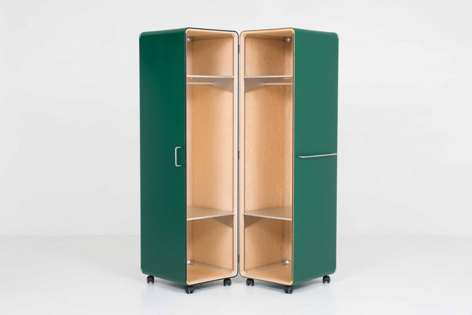 Vintage Schrank Shell von Ubald Klug für Röthlisberger in Grün