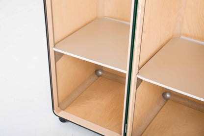 Vintage Schrank Shell von Ubald Klug für Röthlisberger in Grün