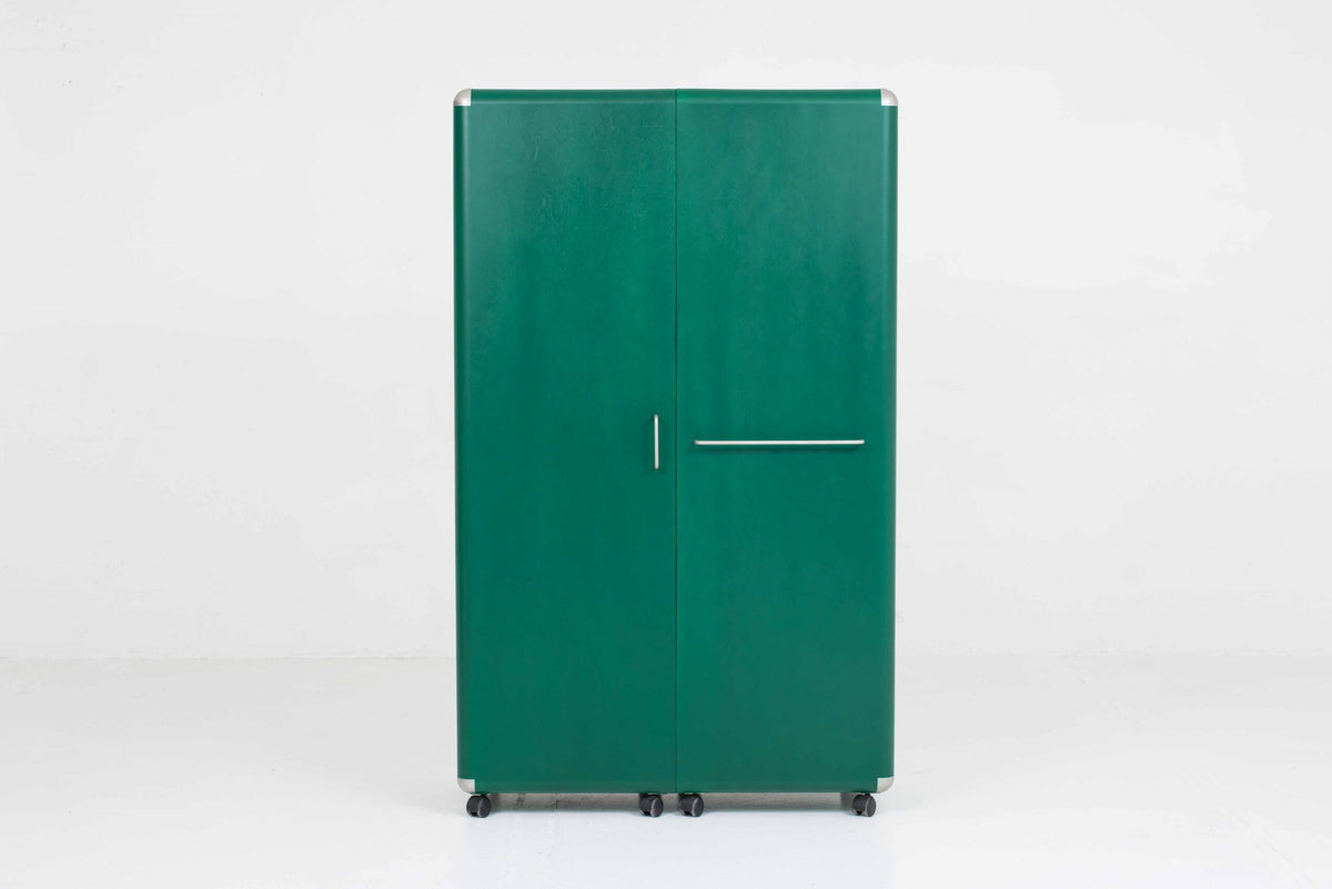 Vintage Schrank Shell von Ubald Klug für Röthlisberger in Grün