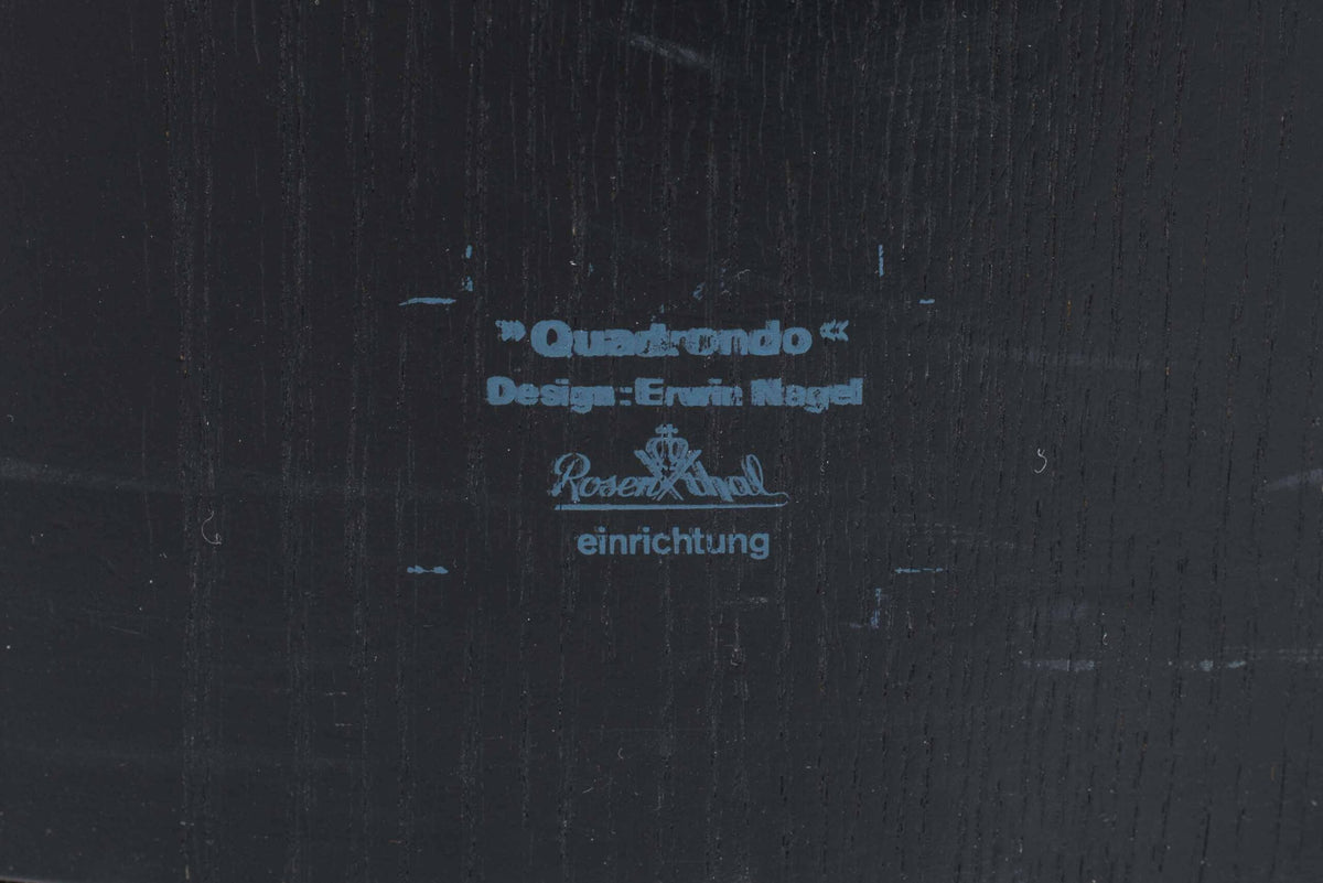 Quadrono Tisch von Erwin Nagel für Rosenthal