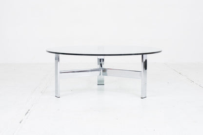 Vintage Couchtisch Glasplatte 1960er Jahre
