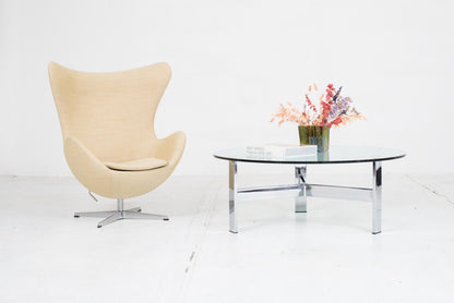 Vintage Couchtisch Glasplatte 1960er Jahre