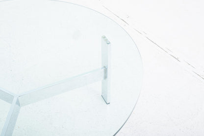 Vintage Couchtisch Glasplatte 1960er Jahre