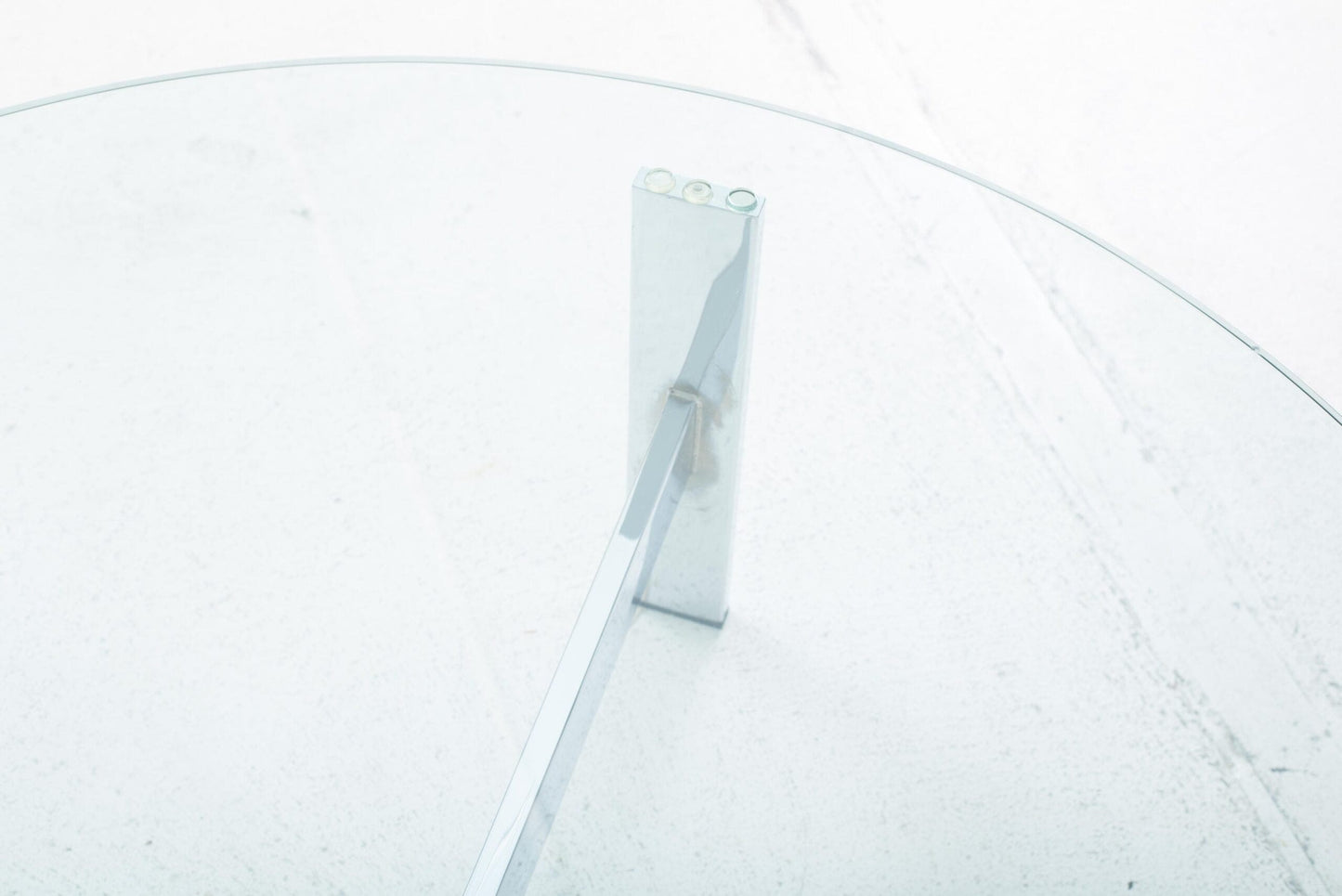 Vintage Couchtisch Glasplatte 1960er Jahre