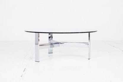 Vintage Couchtisch Glasplatte 1960er Jahre