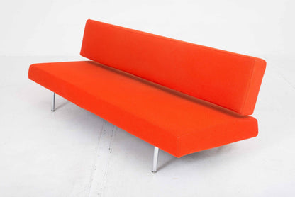Vintage Schlafsofa Standardform von Ernst Ambühler orange