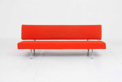 Vintage Schlafsofa Standardform von Ernst Ambühler orange