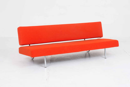 Vintage Schlafsofa Standardform von Ernst Ambühler orange