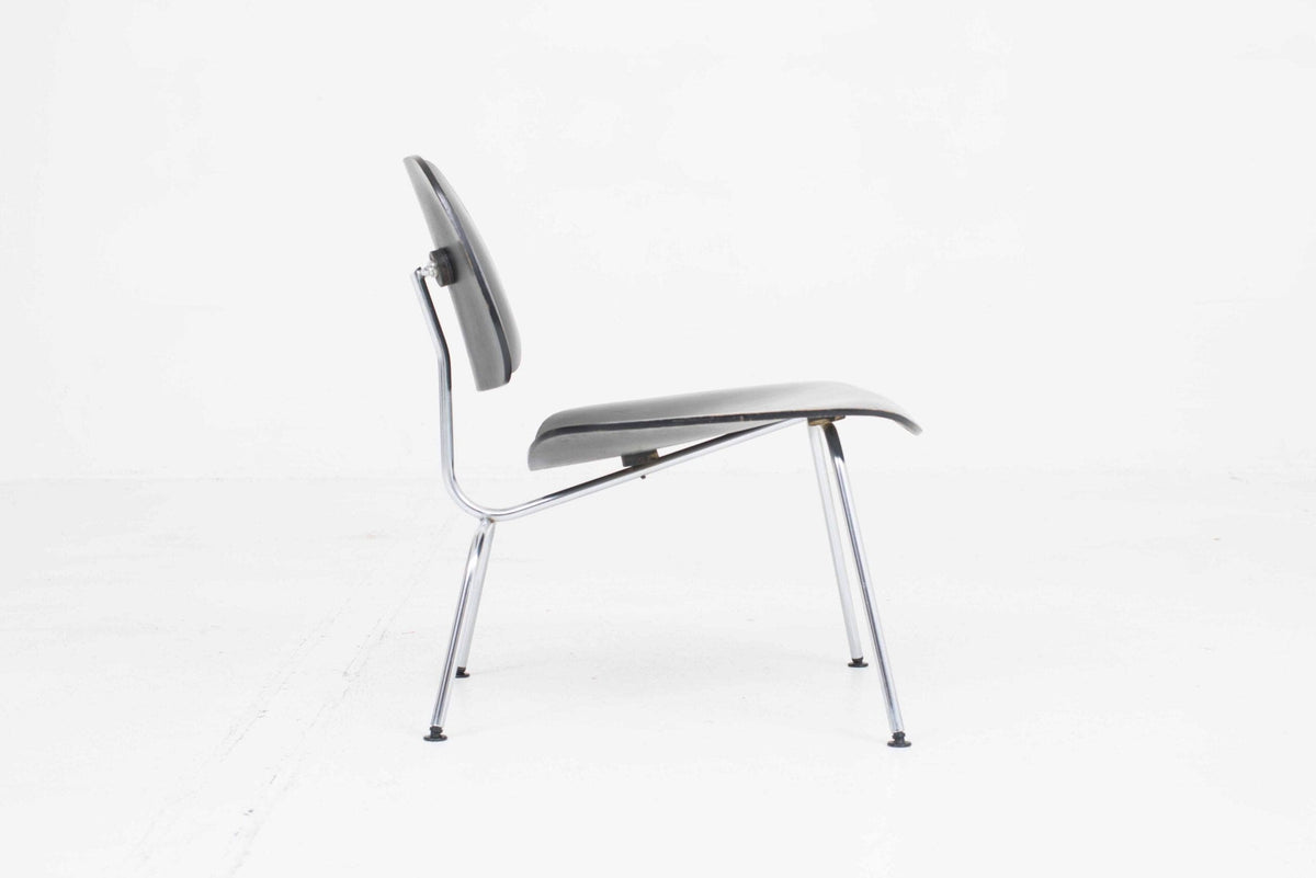 Vintage LCM Sessel von Charles Eames für Vitra Schwarz