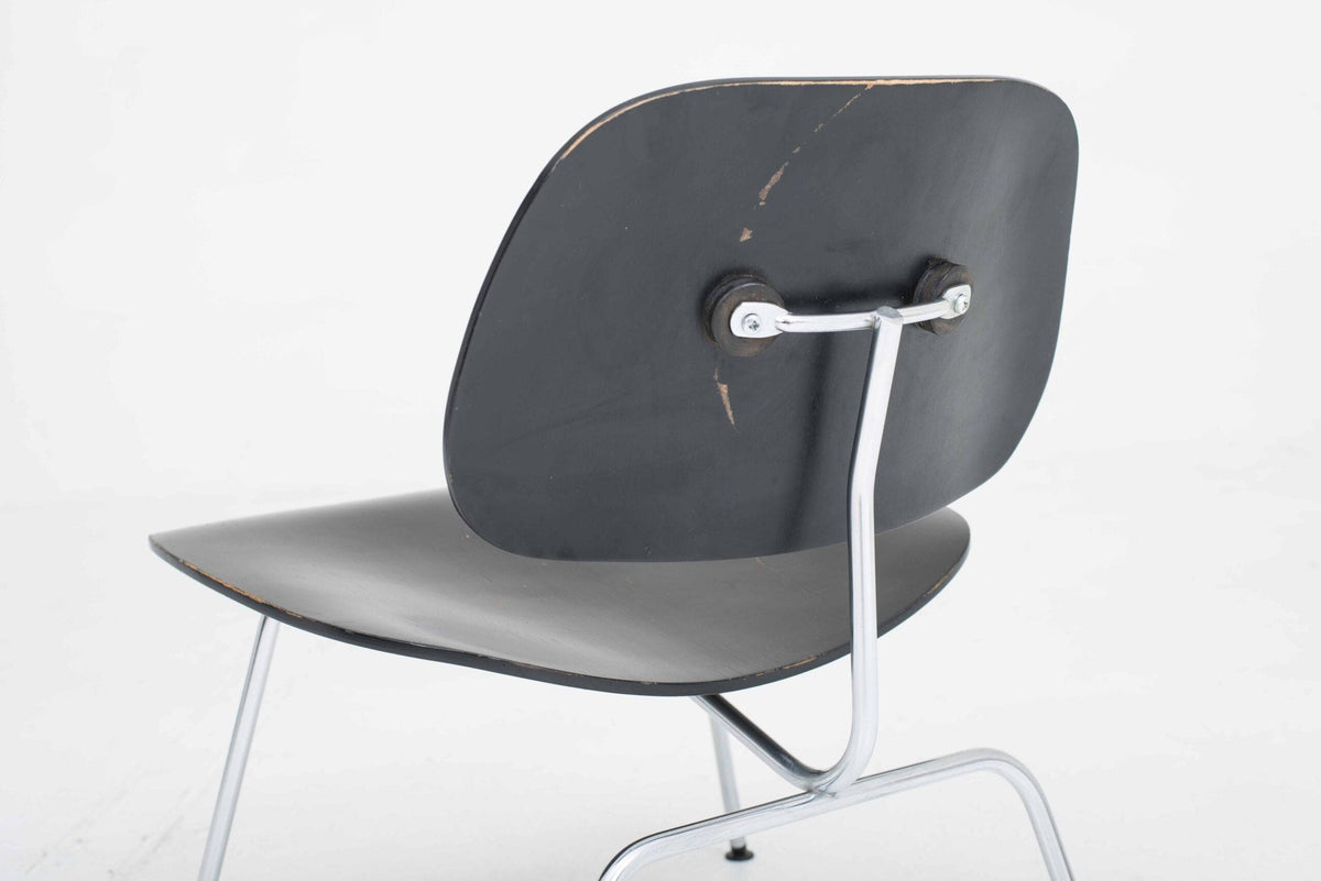 Vintage LCM Sessel von Charles Eames für Vitra Schwarz