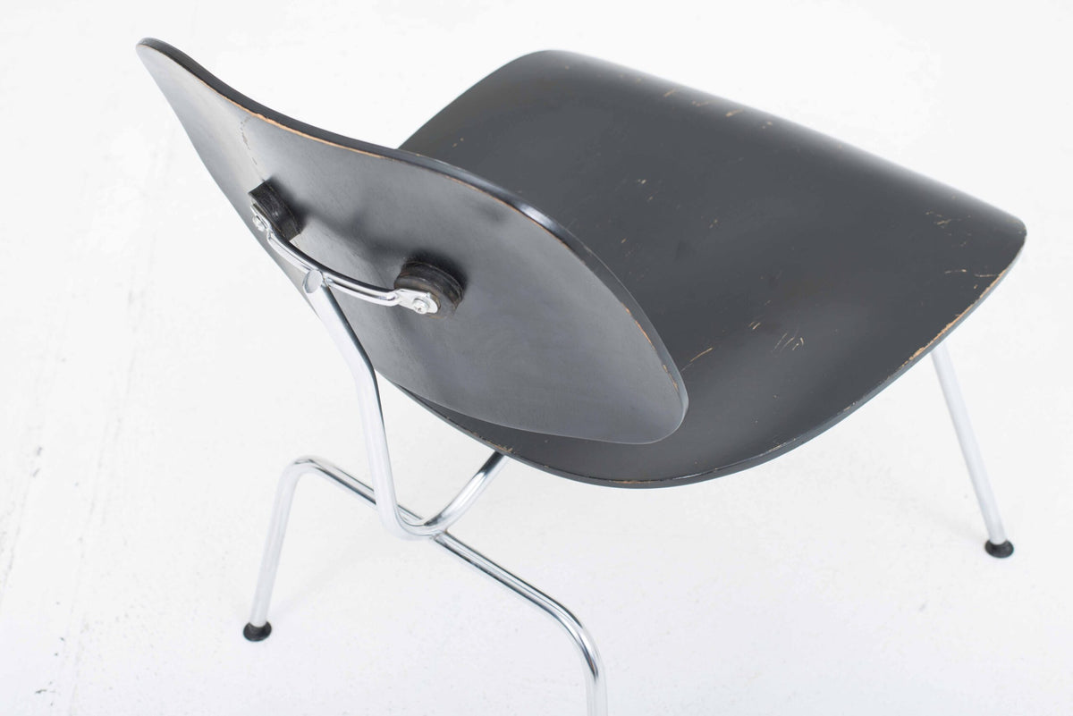 Vintage LCM Sessel von Charles Eames für Vitra Schwarz