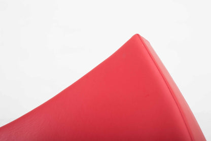 Fauteuil lounge vintage Coconut de George Nelson pour Vitra en cuir rouge