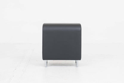 Vintage Bank I by Jasper Morrison for Vitra in black leather