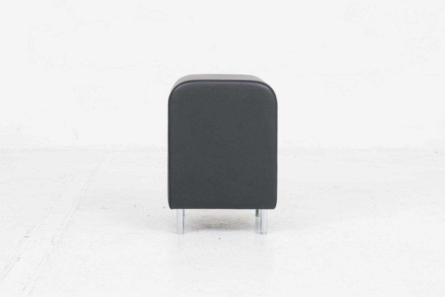 Vintage Bank I by Jasper Morrison for Vitra in black leather