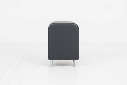 Vintage Bank I by Jasper Morrison for Vitra in black leather