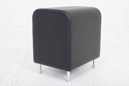 Vintage Bank I by Jasper Morrison for Vitra in black leather