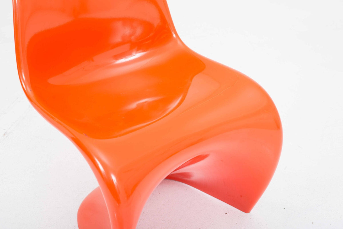 Panton Chair by Verner Panton for Vitra in Orange