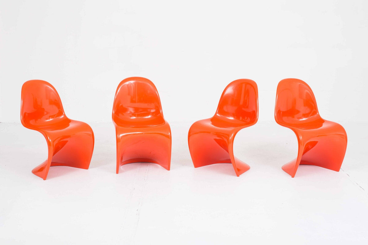 Panton Chair by Verner Panton for Vitra in Orange