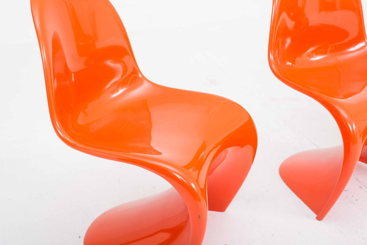 Panton Chair by Verner Panton for Vitra in Orange