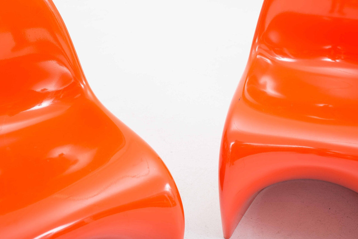 Panton Chair by Verner Panton for Vitra in Orange