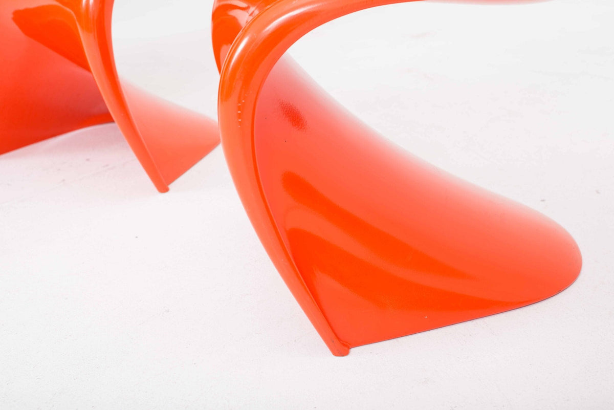 Panton Chair by Verner Panton for Vitra in Orange