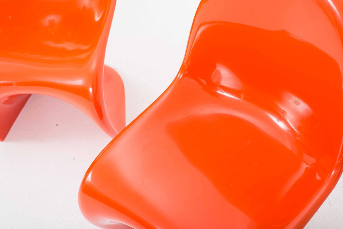 Panton Chair by Verner Panton for Vitra in Orange