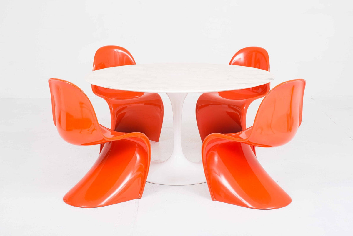 Panton Chair by Verner Panton for Vitra in Orange