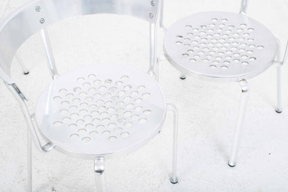 Chaise Seledue Alu4 de Kurt Thut, lot de 4