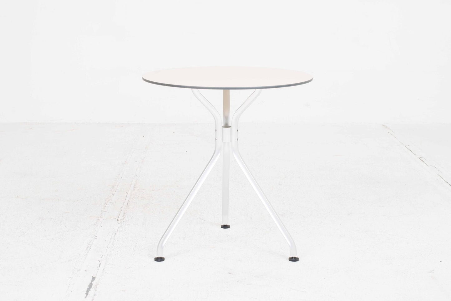 Vintage Gartentisch Alu 3 von Kurt Thut für Seledue in Beige