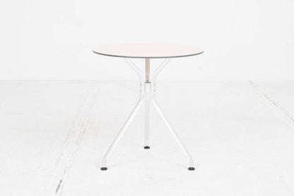 Vintage Gartentisch Alu 3 von Kurt Thut für Seledue in Beige