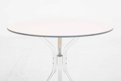 Vintage Gartentisch Alu 3 von Kurt Thut für Seledue in Beige