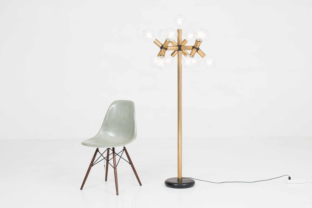 Vintage Stehleuchte Atomic Lamp von Robert und Trix Haussmann für Swisslamps