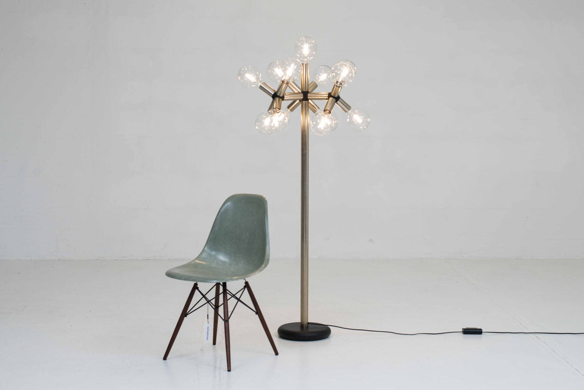 Vintage Stehleuchte Lichtstruktur von Trix und Robert Haussmann für Swisslamps International