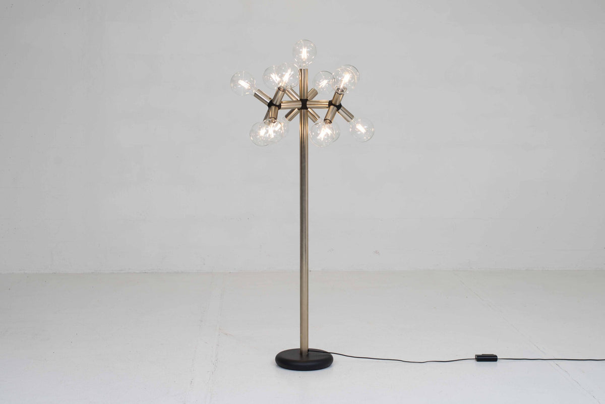 Vintage Stehleuchte Lichtstruktur von Trix und Robert Haussmann für Swisslamps International