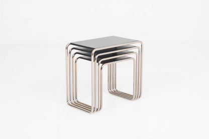 Vintage Beistelltisch Set von 4 von Marcel Breuer für Tecta