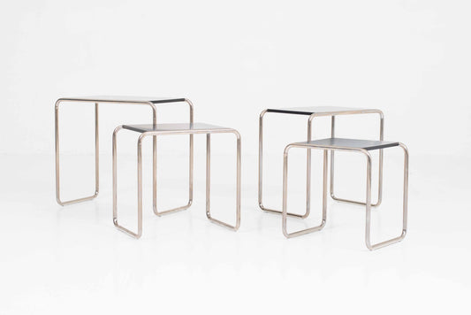 Vintage Beistelltisch Set von 4 von Marcel Breuer für Tecta