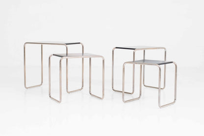 Vintage Beistelltisch Set von 4 von Marcel Breuer für Tecta