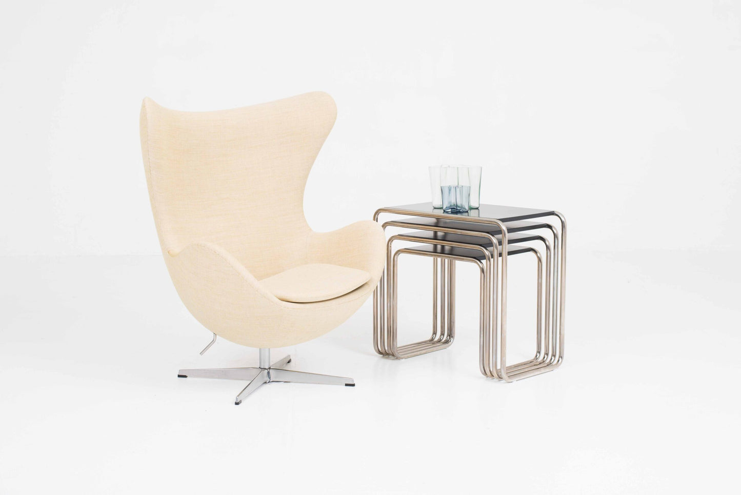 Vintage Beistelltisch Set von 4 von Marcel Breuer für Tecta