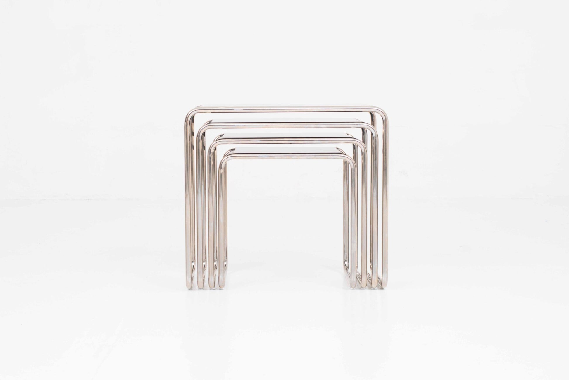 Vintage Beistelltisch Set von 4 von Marcel Breuer für Tecta