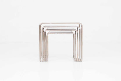 Vintage Beistelltisch Set von 4 von Marcel Breuer für Tecta