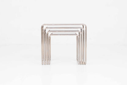 Vintage Beistelltisch Set von 4 von Marcel Breuer für Tecta