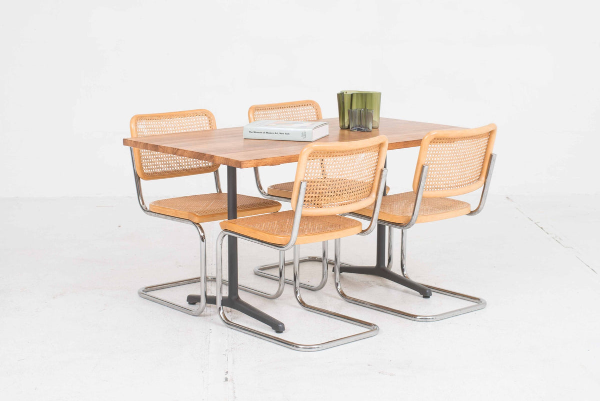 Vintage Freischwinger S32 von Marcel Breuer für Thonet Set von 4