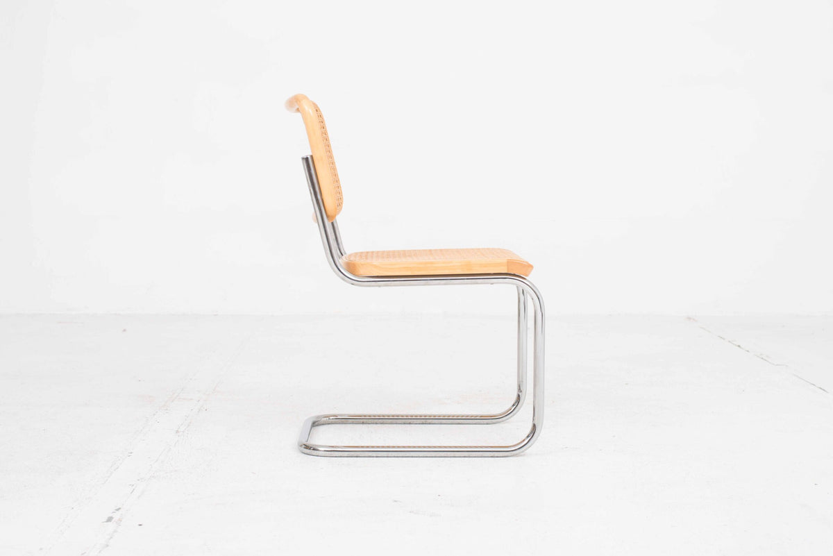 Vintage Freischwinger S32 von Marcel Breuer für Thonet Set von 4