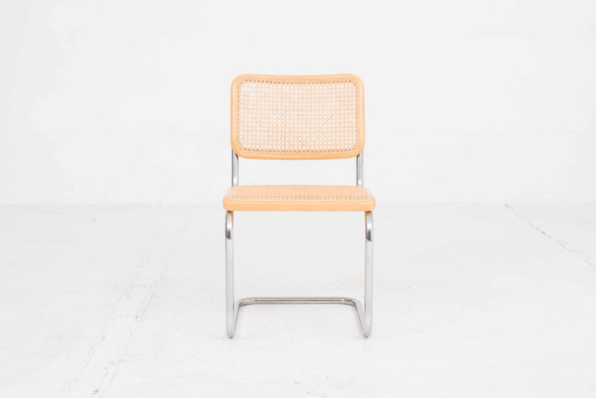 Vintage Freischwinger S32 von Marcel Breuer für Thonet Set von 4