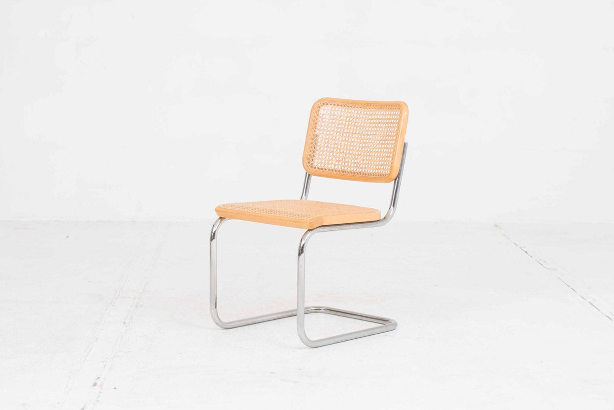 Vintage Freischwinger S32 von Marcel Breuer für Thonet Set von 4