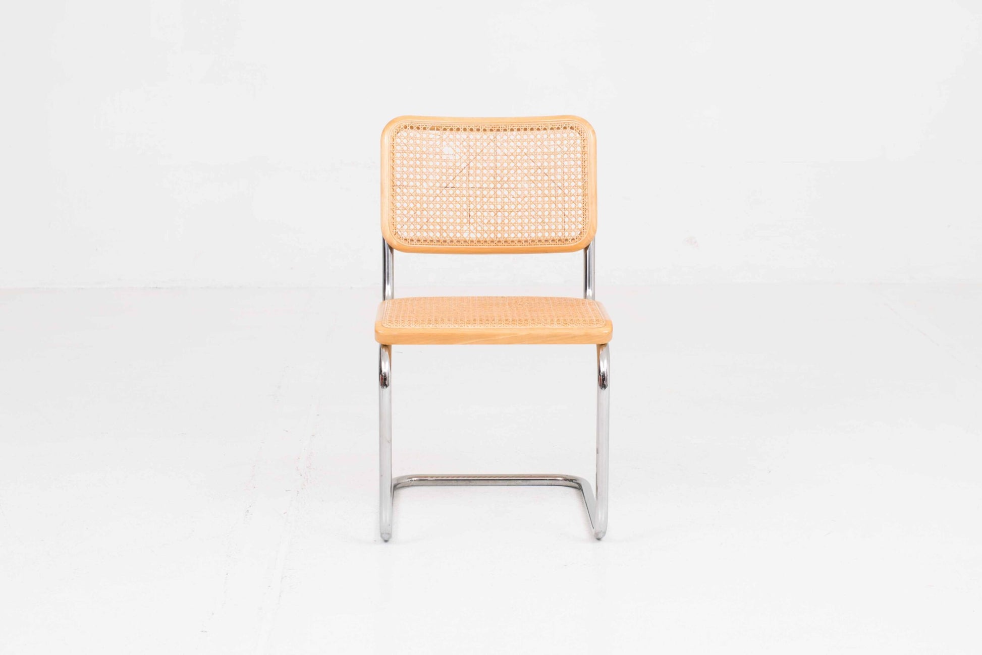 Vintage Stuhl S32 von Marcel Breuer für Thonet helles Holz natur